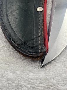 Vintage Solingen Germany Original 13" Bowie Fixed Blade Sheath Knife (3)