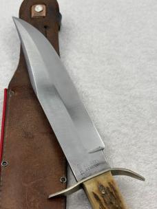 Vintage Solingen Germany Original 13" Bowie Fixed Blade Sheath Knife (3)