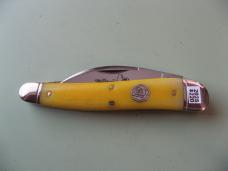 GREAT EASTERN NORTHFIELD 380225 CAMPFIRE WHITTLER SMOOTH YELLOW ROSE BONE #1