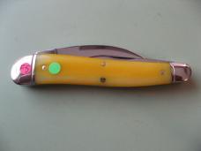 GREAT EASTERN NORTHFIELD 380225 CAMPFIRE WHITTLER SMOOTH YELLOW ROSE BONE #1