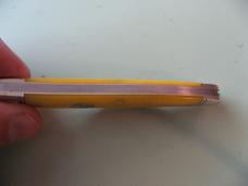 GREAT EASTERN NORTHFIELD 380225 CAMPFIRE WHITTLER SMOOTH YELLOW ROSE BONE #1