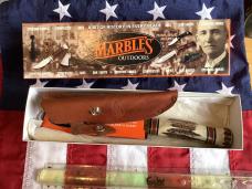 Marbles Gladstone, USA  Woodcraft w/ Sweet Stag/Stag -NOS in orig box