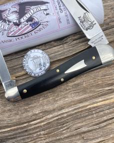GEC TIDIOUTE ** SFO 380225 BLACK LINEN MICARTA HALF WHITTLER