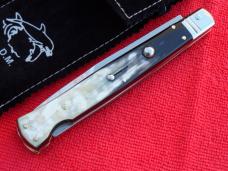 New 11" 5mm Dibon & Mariani Italian Switchblade Brazilian horn LE only 80 made