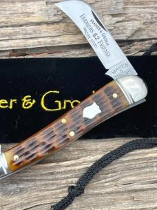 GEC ** MAHER & GROSH 38 PATTERN ANTIQUE BONE FARMER'S FRIEND