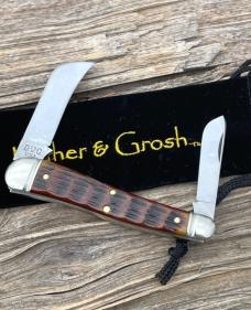 GEC ** MAHER & GROSH 38 PATTERN ANTIQUE BONE FARMER'S FRIEND