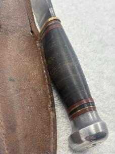 Marbles Vintage Hunting Woodcraft Fixed Blade Knife Made In Gladstone MI  USA 