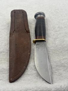Marbles Vintage Hunting Woodcraft Fixed Blade Knife Made In Gladstone MI  USA 