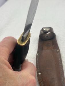 Marbles Vintage Hunting Woodcraft Fixed Blade Knife Made In Gladstone MI  USA 
