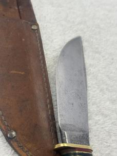 Marbles Vintage Hunting Woodcraft Fixed Blade Knife Made In Gladstone MI  USA 