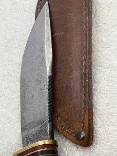 Marbles Vintage Hunting Woodcraft Fixed Blade Knife Made In Gladstone MI  USA 