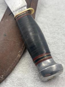 Marbles Vintage Hunting Woodcraft Fixed Blade Knife Made In Gladstone MI  USA 