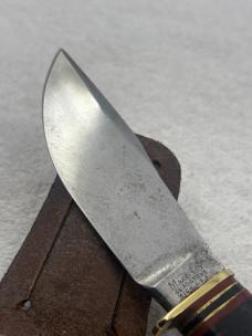Marbles Vintage Hunting Woodcraft Fixed Blade Knife Made In Gladstone MI  USA 