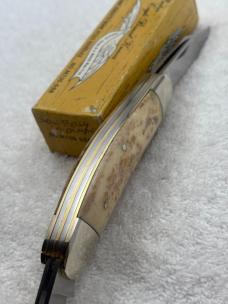 Parker Cutlery Co Made In Japan Eagle Brand Vintage 4 Blade Sowbelly Pocket Knife