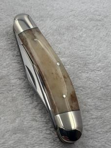 Parker Cutlery Co Made In Japan Eagle Brand Vintage 4 Blade Sowbelly Pocket Knife
