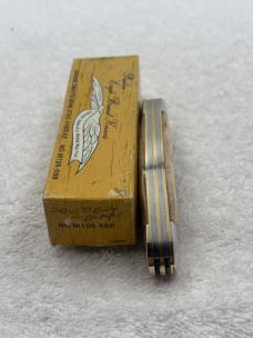 Parker Cutlery Co Made In Japan Eagle Brand Vintage 4 Blade Sowbelly Pocket Knife