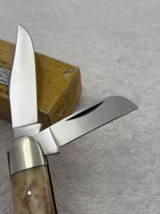 Parker Cutlery Co Made In Japan Eagle Brand Vintage 4 Blade Sowbelly Pocket Knife