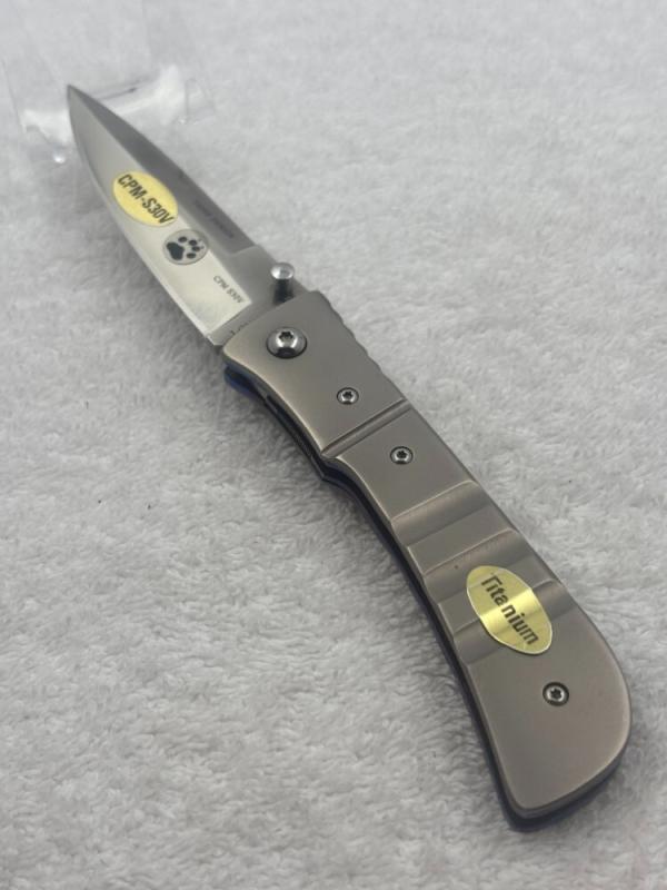 Lone Wolf Tighe-Pan Made In Japan 1 Blade Liner Lock Folder Pocket Knife (51)