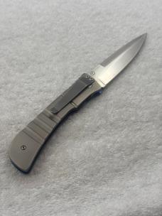 Lone Wolf Tighe-Pan Made In Japan 1 Blade Liner Lock Folder Pocket Knife (51)