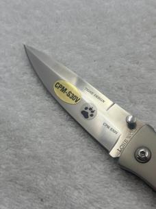 Lone Wolf Tighe-Pan Made In Japan 1 Blade Liner Lock Folder Pocket Knife (51)