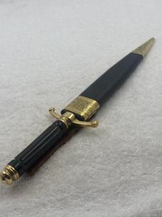 Custom Made Double Edge Blade Dagger With Beautiful Carved Handle