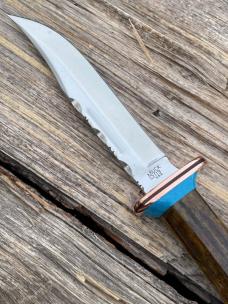  LEROY REMER BUCK 119 COPPER GUARD WILDEBEEST WITH TURQUOISE TRIM #9