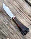  LEROY REMER BUCK 103 SKINNER ALUMINUM GUARD GOLD WEB ONYX TRIM WILDEBEEST WITH SHEATHTRIM #8