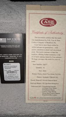 Case XX Sowbelly - Case Family Reunion Event Knife - Shepherd Hills Cutlery