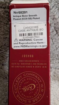 Case XX Peanut - Magician Rattlesnake/Barbwire - SFO