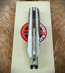 RoseCraft Blades Genuine Stag Savage Creek Gunstock RCT014-ST D2 Clip Point