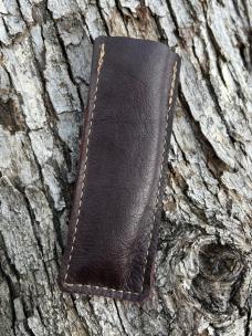 WF STEENKAMP NATIVE M390 BLUE & NATURAL CANVAS MICARTA DINO PATTERN KNIFE