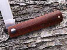 WF STEENKAMP NATIVE M390 VINTAGE MICARTA BARLOW SLIP-JOINT KNIFE