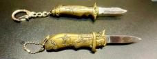 Pair of Mini Keychain Double-Action OTFs