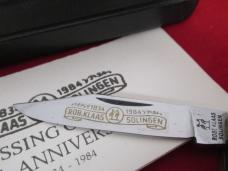Kissing Crane 150th Anniversary Brown Bone Boys Knife1834 to 1984