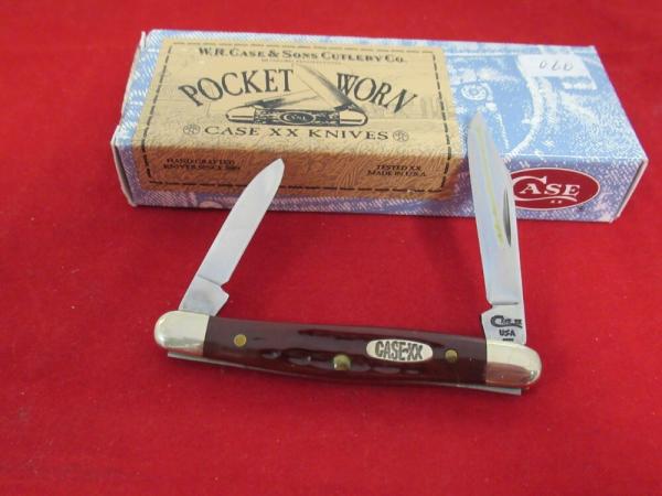 Case XX Red Bone Pocket Worn Pen Pattern # 6227 SS