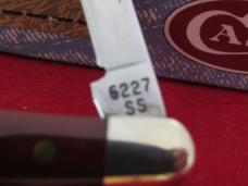 Case XX Red Bone Pocket Worn Pen Pattern # 6227 SS