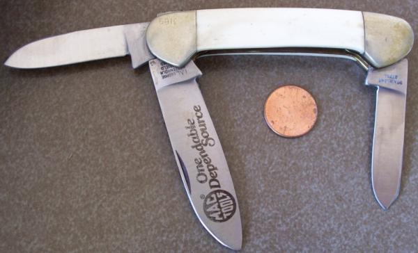IXL GEORGE WOSTENHOLM Pocket Knife 3 bl. Canoe MAC TOOL limited addition Knife