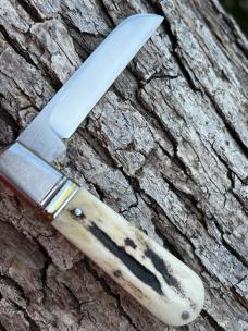 VINCENZO BALISTRERI CUSTOM STAG BARLOW WITH COPPER ACCENTS KNIFE