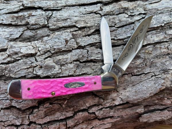 CASE XX 2021 SFO BUBBA GUM LADY CASE 2 BLADE COPPERHEAD KNIFE