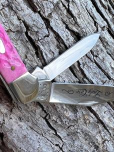 CASE XX 2021 SFO BUBBA GUM LADY CASE 2 BLADE COPPERHEAD KNIFE