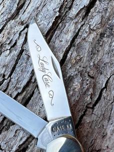CASE XX 2021 SFO BUBBA GUM LADY CASE 2 BLADE COPPERHEAD KNIFE