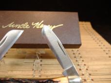 SCHRADE UNCLE HENRY 885-UH KNIG RANCH LARGE TRIPLE BLADE U.S.A. MADE MINT NOS STOCKMAN POCKET KNIFE