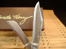 SCHRADE UNCLE HENRY 885-UH KNIG RANCH LARGE TRIPLE BLADE U.S.A. MADE MINT NOS STOCKMAN POCKET KNIFE
