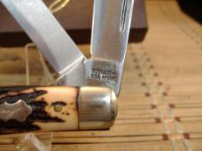 SCHRADE UNCLE HENRY 885-UH KNIG RANCH LARGE TRIPLE BLADE U.S.A. MADE MINT NOS STOCKMAN POCKET KNIFE