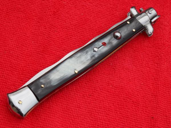 New Renzo Beltrame 13" Italian Stiletto Brazilian-Horn Handles- SS Kriss Blade New Renzo Beltrame 13" Italian Stiletto Brazilian-Horn Handles- SS Kriss Blade