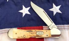 1997 Case xx Copperlock (Mdl# 51549 SS) w/ Great Stag Handles -NOS