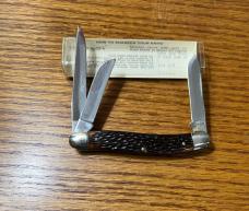 VINTAGE 1973 - 1979 SCHRADE NY USA STAINLESS 825 & 825RB VIEW TUBE BOX