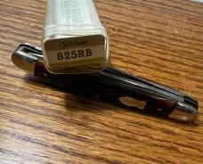 VINTAGE 1973 - 1979 SCHRADE NY USA STAINLESS 825 & 825RB VIEW TUBE BOX