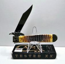 2022 Case XX Antique Bone Rogers Jig Cheetah 