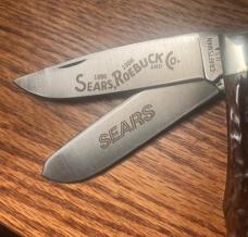 SUPER CRAFTSMAN AS 1123 REMINGTON ETCHED BOTH BLADES BONE HANDLES